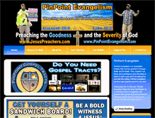 Tablet Screenshot of pinpointevangelism.com